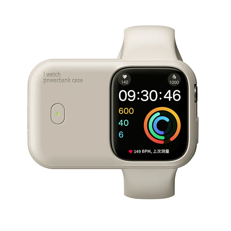 מטען אלחוטי נייד 1200mAh ל-Apple Watch Ultra 2 וסדרת iWatch 10/9/8