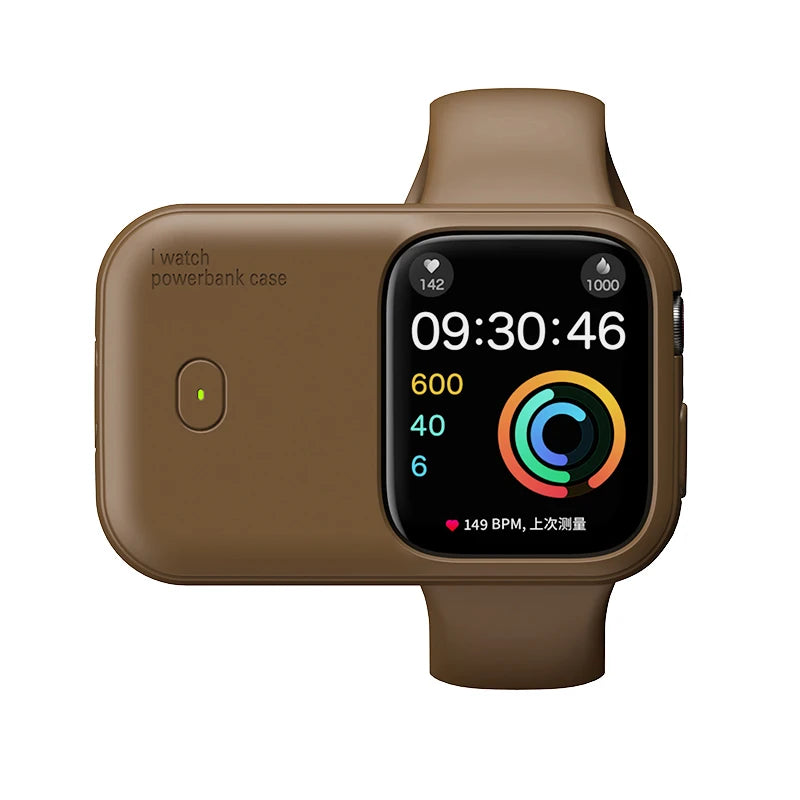 מטען אלחוטי נייד 1200mAh ל-Apple Watch Ultra 2 וסדרת iWatch 10/9/8