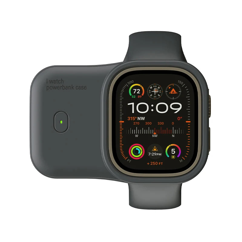 מטען אלחוטי נייד 1200mAh ל-Apple Watch Ultra 2 וסדרת iWatch 10/9/8